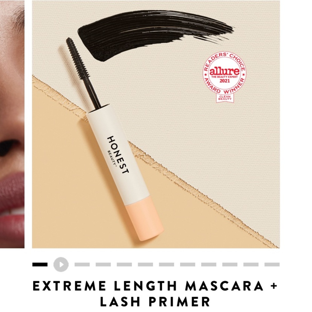 Honest Extreme Length Black Mascara + Lash Primer *NEW NEVER OPENED*